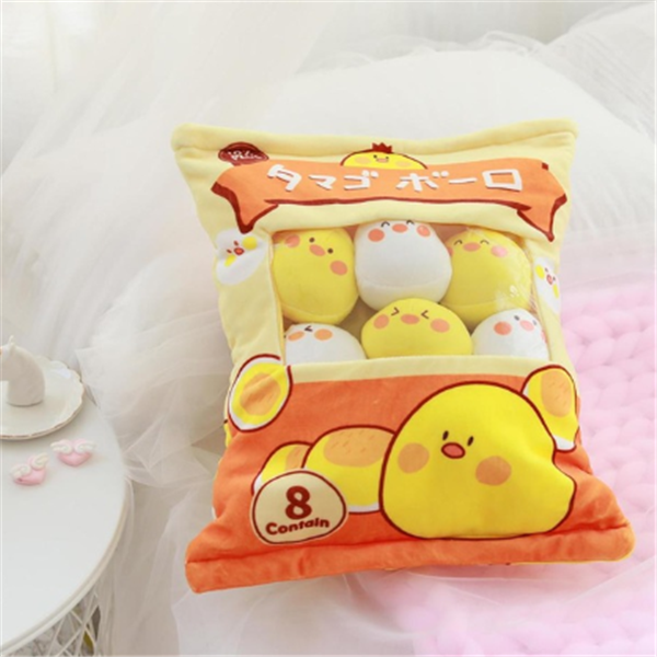 A Large Bag Of Snacks And Pillow Plush Toys (ONLINE ORDER ONLY)