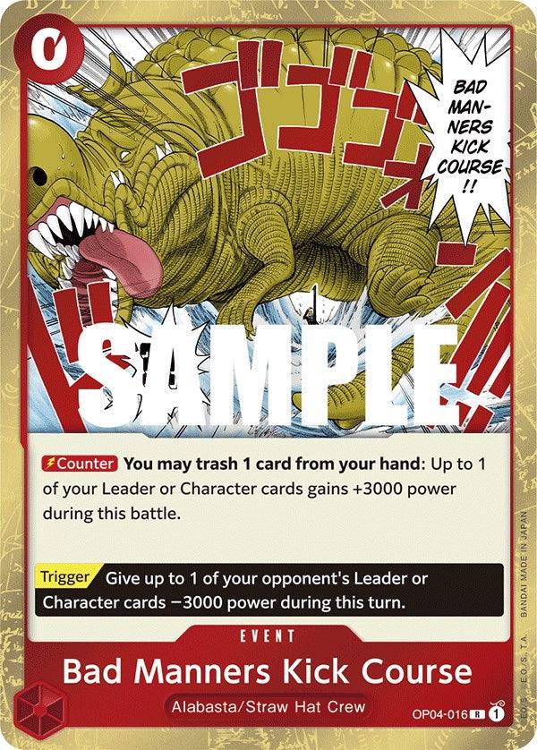 Bad Manners Kick Course [Kingdoms of Intrigue] (ONLINE ORDER ONLY)