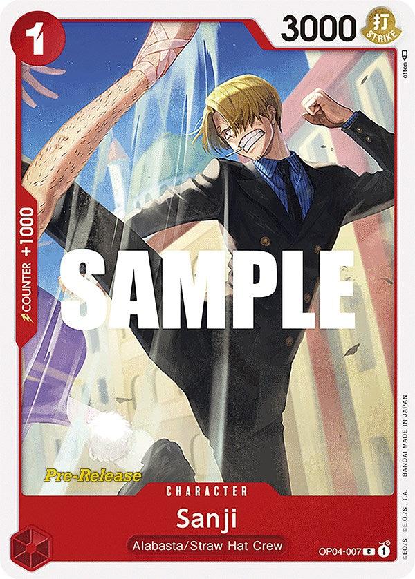 Sanji [Kingdoms of Intrigue Pre-Release Cards] (ONLINE ORDER ONLY)