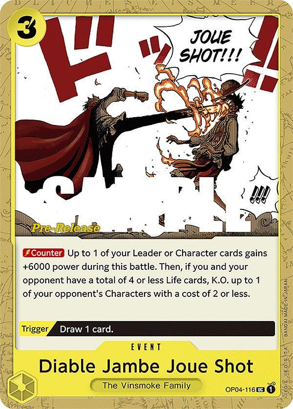 Diable Jambe Joue Shot [Kingdoms of Intrigue Pre-Release Cards] (ONLINE ORDER ONLY)