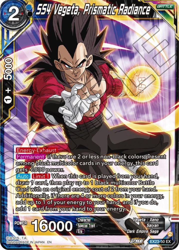 SS4 Vegeta, Prismatic Radiance (EX23-50) [Premium Anniversary Box 2023] (ONLINE ORDER ONLY)