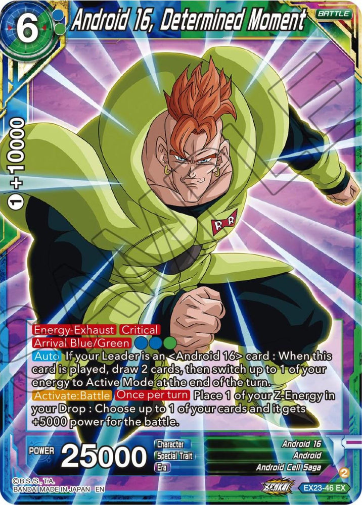 Android 16, Determined Moment (EX23-46) [Premium Anniversary Box 2023] (ONLINE ORDER ONLY)