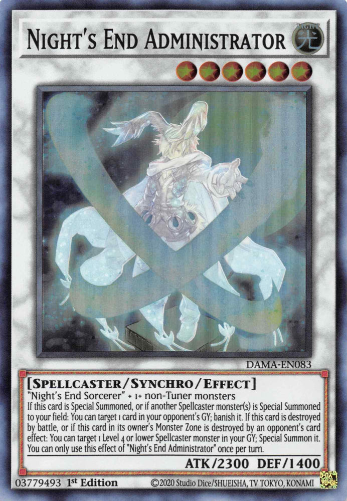 Night's End Administrator [DAMA-EN083] Super Rare (ONLINE ORDER ONLY)