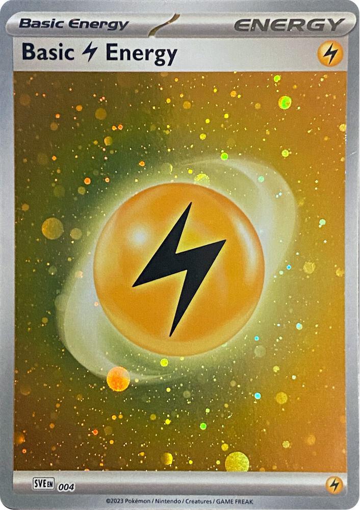 Basic Lightning Energy (004) (Cosmos Holo) [Scarlet & Violet: Base Set] (Online Only)