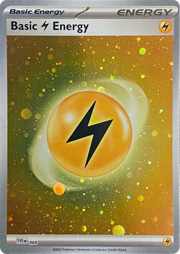Basic Lightning Energy (004) (Cosmos Holo) [Scarlet & Violet: Base Set] (Online Only)