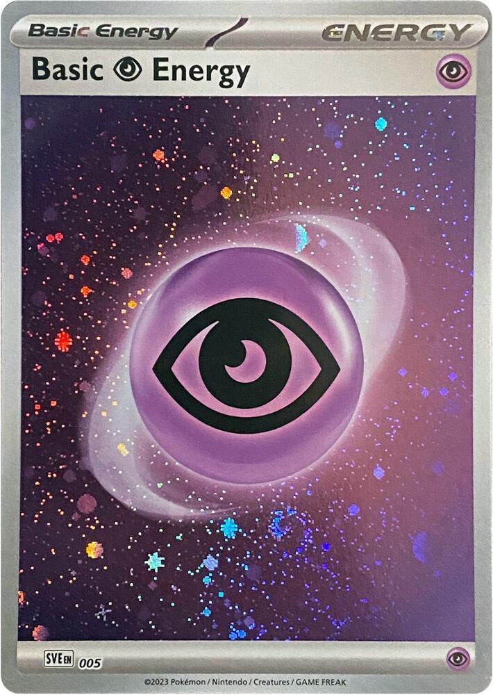 Basic Psychic Energy (005) (Cosmos Holo) [Scarlet & Violet: Base Set] (Online Only)