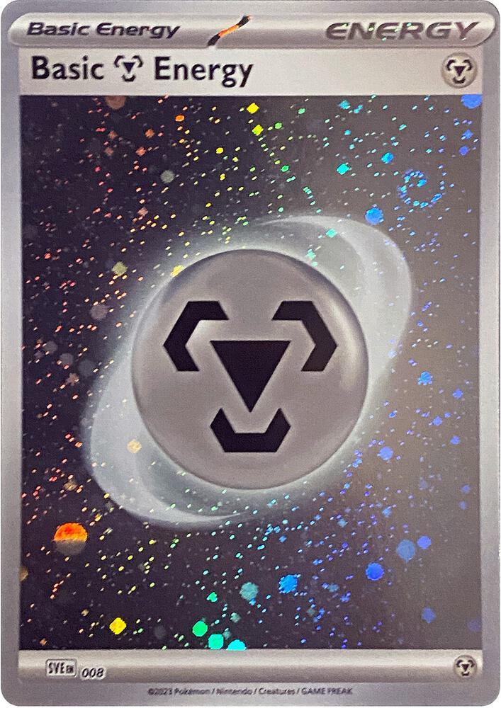 Basic Metal Energy (008) (Cosmos Holo) [Scarlet & Violet: Base Set] (Online Only)