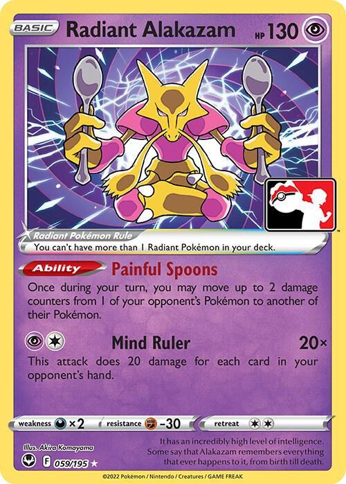 Radiant Alakazam (059/195) [Prize Pack Series Three] (Online Only)