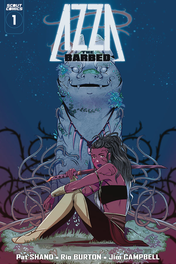 Azza The Barbed #1 (Of 5) A Burton (09/14/2022) Scout (ONLINE ORDER ONLY)