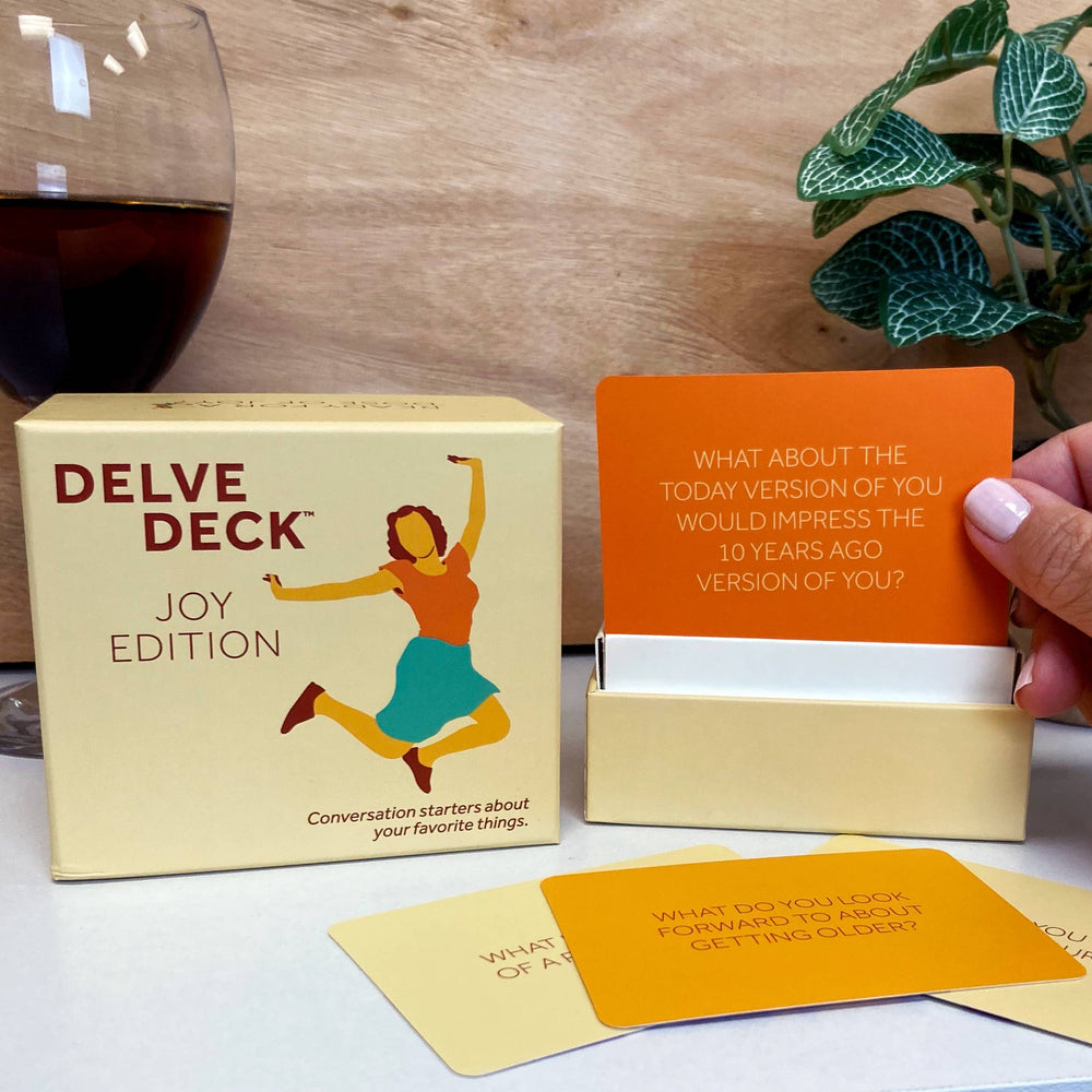 Delve Deck Conversation Cards - Joy Edition (ONLINE ORDER ONLY)