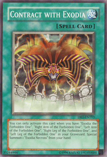 Contract with Exodia [DR1-EN193] Common (ONLINE ORDER ONLY)