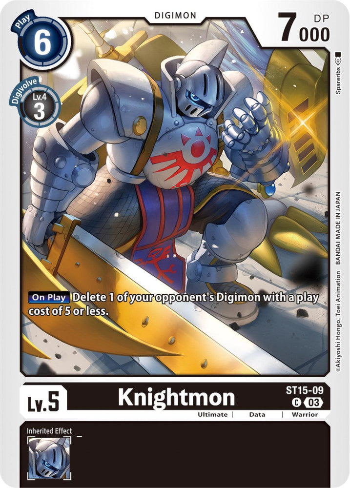 Knightmon [ST15-09] [Starter Deck: Dragon of Courage] (ONLINE ORDER ONLY)
