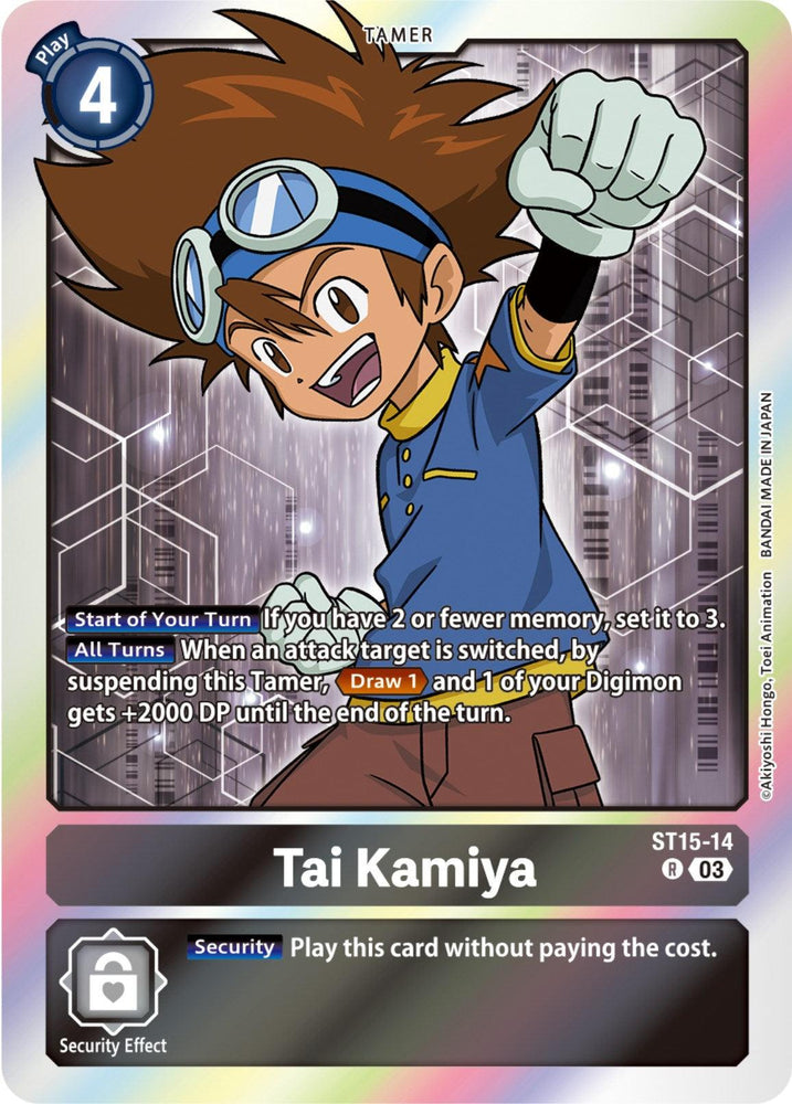 Tai Kamiya [ST15-14] [Starter Deck: Dragon of Courage] (ONLINE ORDER ONLY)