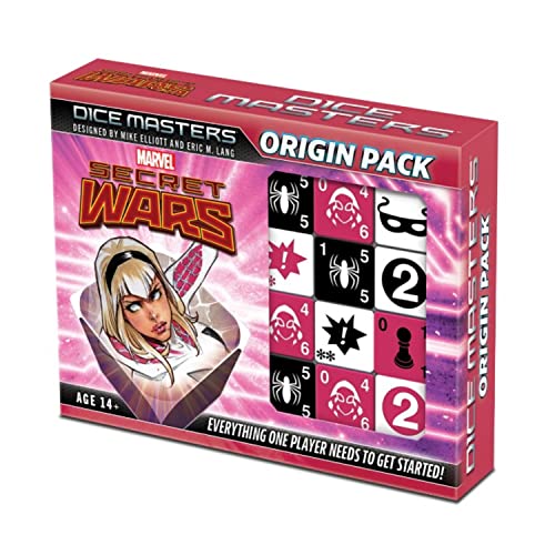 Dice Masters Marvel Secret Wars Origin Pack - Spider-Gwen & Spider-Man (ONLINE ORDER ONLY)