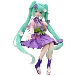 Hatsune Miku Flower Fairy Cosmos Purple Color Noodle Stopper Figure