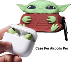 Star Wars Airpod Case Mandalorian Baby Yoda Grogu Silicon bumper keychain (ONLINE ORDER ONLY)