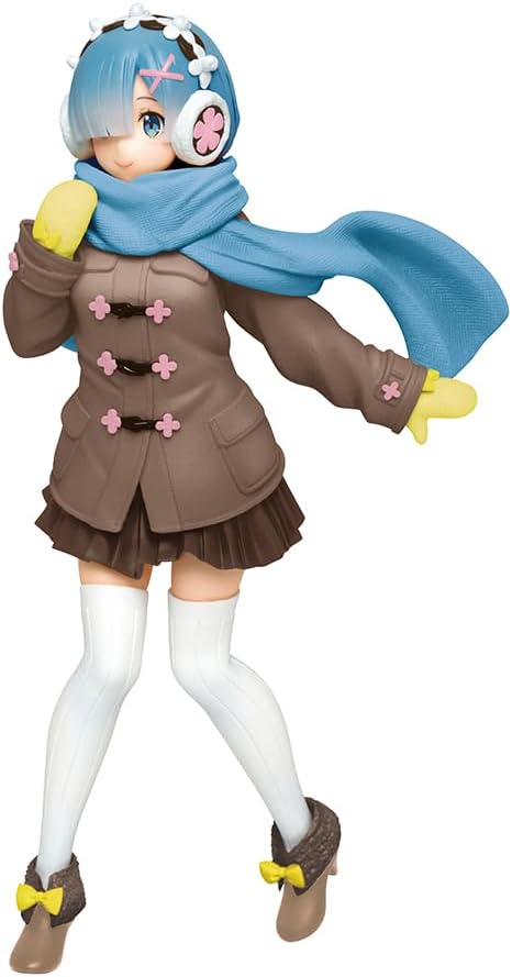 Taito: Re:Zero Starting Life in Another World - Rem (Winter Coat Ver.) Renewal Edition Precious Figure (ONLINE ORDER ONLY)