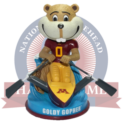 Minnesota Golden Gophers Goldy Gopher Bobblehead (ONLINE ORDER ONLY)