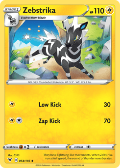 Zebstrika (054/185) [Sword & Shield: Vivid Voltage] (Online Only)