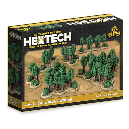 Battlefield in a Box: HexTech - Summer Light & Heavy Woods (ONLINE ORDER ONLY)
