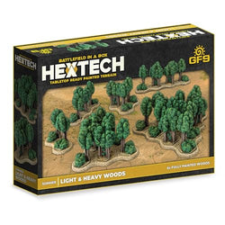 Battlefield in a Box: HexTech - Summer Light & Heavy Woods (ONLINE ORDER ONLY)