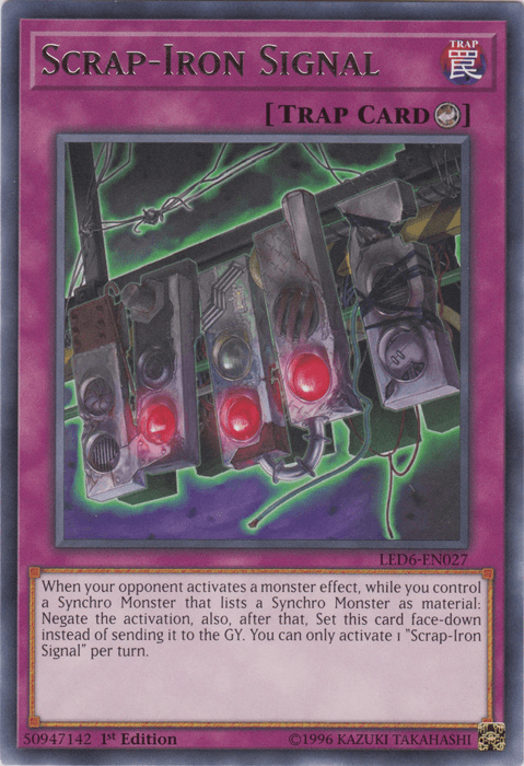 Scrap-Iron Signal [LED6-EN027] Rare (ONLINE ORDER ONLY)