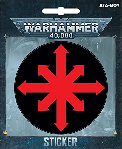 Warhammer 40K: Chaos Star Sticker (ONLINE ORDER ONLY)