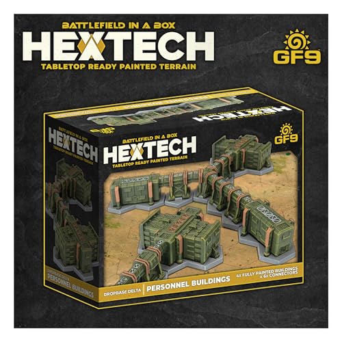 Battlefield in a Box: HexTech - Dropbase Delta Personnel Buildings (ONLINE ORDER ONLY)