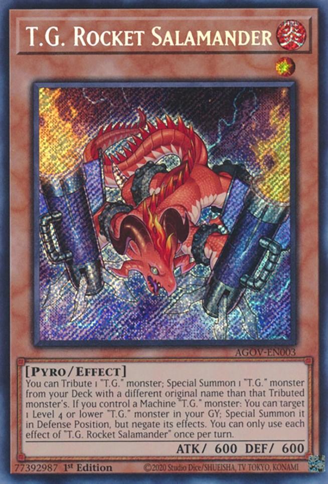 T.G. Rocket Salamander [AGOV-EN003] Secret Rare (ONLINE ORDER ONLY)