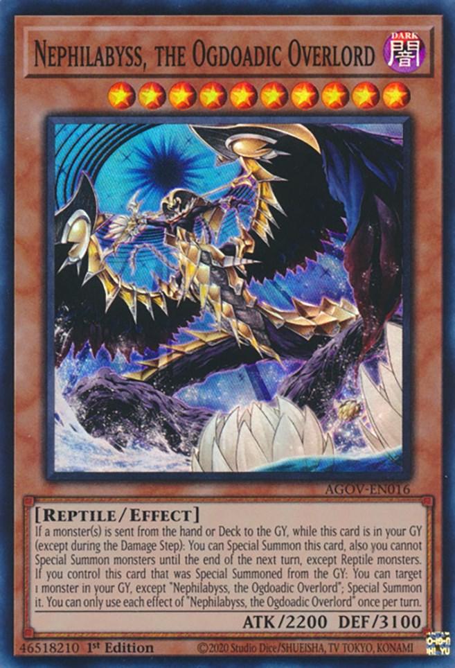 Nephilabyss, the Ogdoadic Overlord [AGOV-EN016] Super Rare (ONLINE ORDER ONLY)