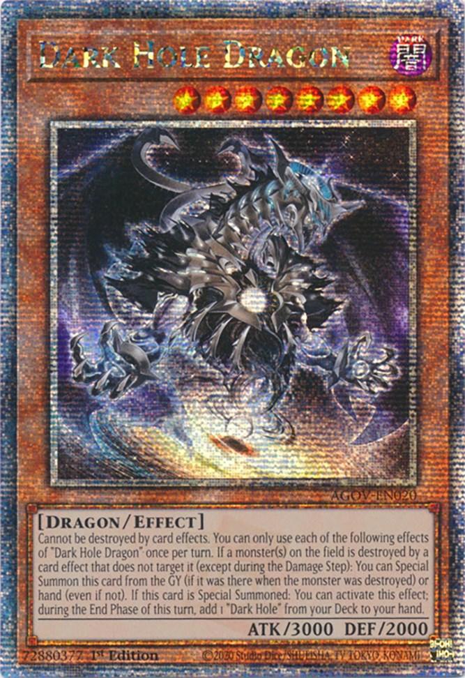 Dark Hole Dragon (Quarter Century Secret Rare) [AGOV-EN020] Quarter Century Secret Rare (ONLINE ORDER ONLY)