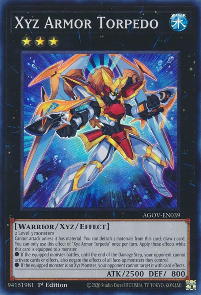 Xyz Armor Torpedo [AGOV-EN039] Super Rare (ONLINE ORDER ONLY)