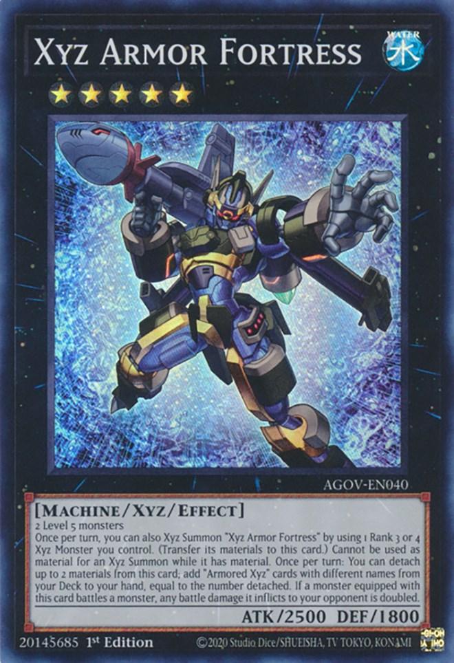 Xyz Armor Fortress [AGOV-EN040] Super Rare (ONLINE ORDER ONLY)