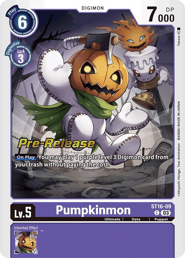 Pumpkinmon [ST16-09] [Starter Deck: Wolf of Friendship Pre-Release Cards] (ONLINE ORDER ONLY)