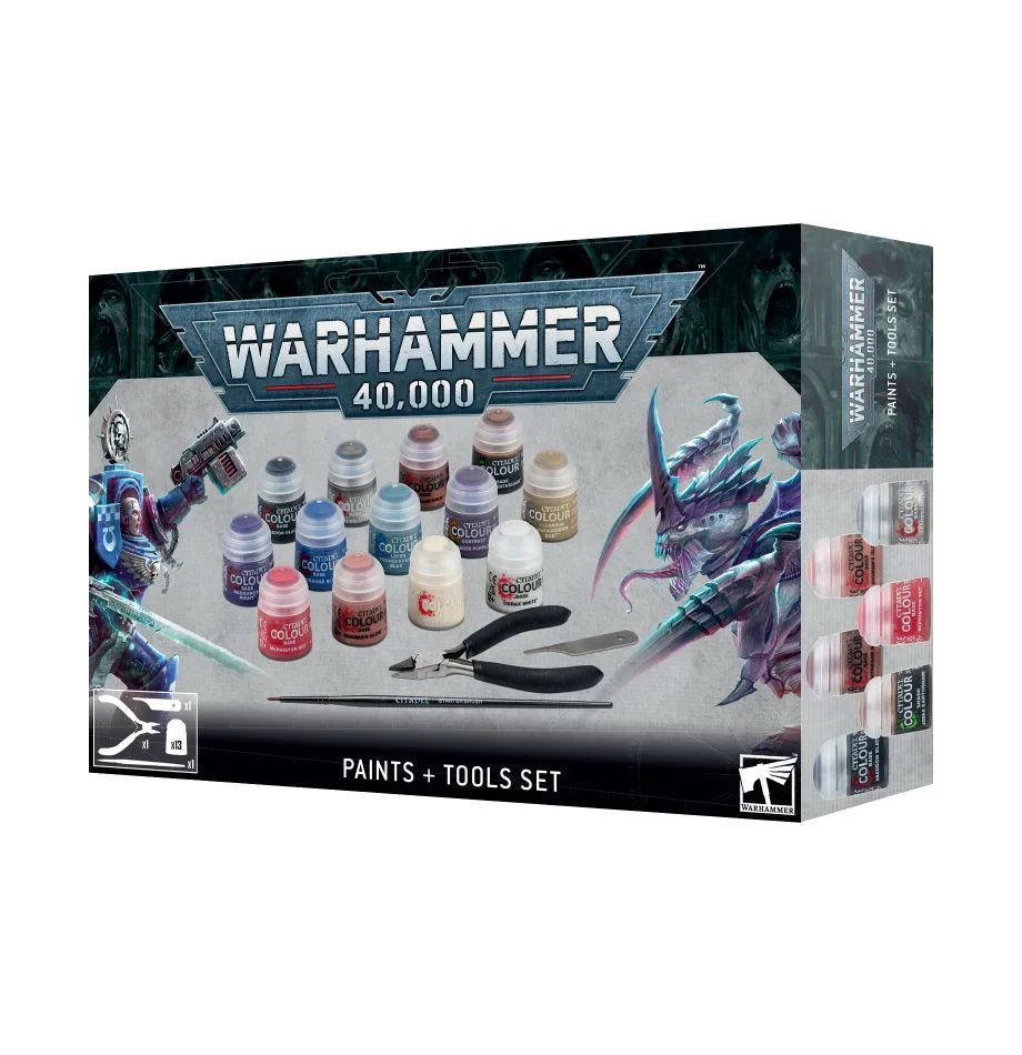 Wahammer: 40k Paints + Tools Set (Online Order Only)