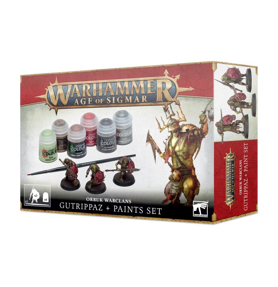 Warhammer: Orruk Warclans Gutrippaz - Paint + Tools Set (ONLINE ORDER ONLY)