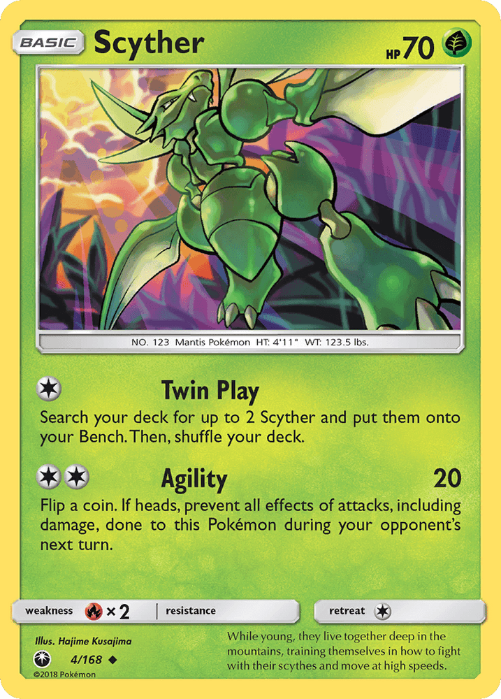 Scyther (4/168) [Sun & Moon: Celestial Storm] (Online Only)