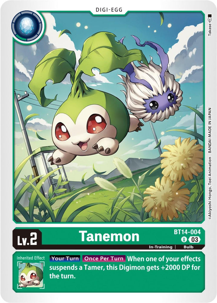 Tanemon [BT14-004] [Blast Ace] (ONLINE ORDER ONLY)