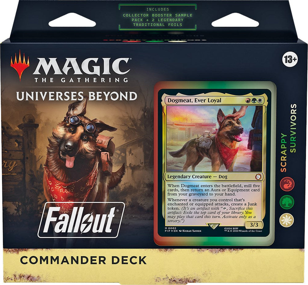 Universes Beyond: Fallout - Scrappy Survivors Commander Deck [PIP - N/A] (ONLINE ORDER ONLY)