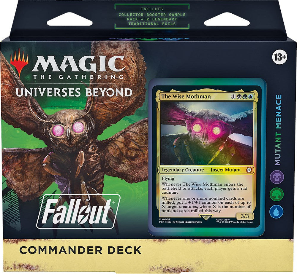 Universes Beyond: Fallout - Mutant Menace Commander Deck [PIP - N/A] (ONLINE ORDER ONLY)