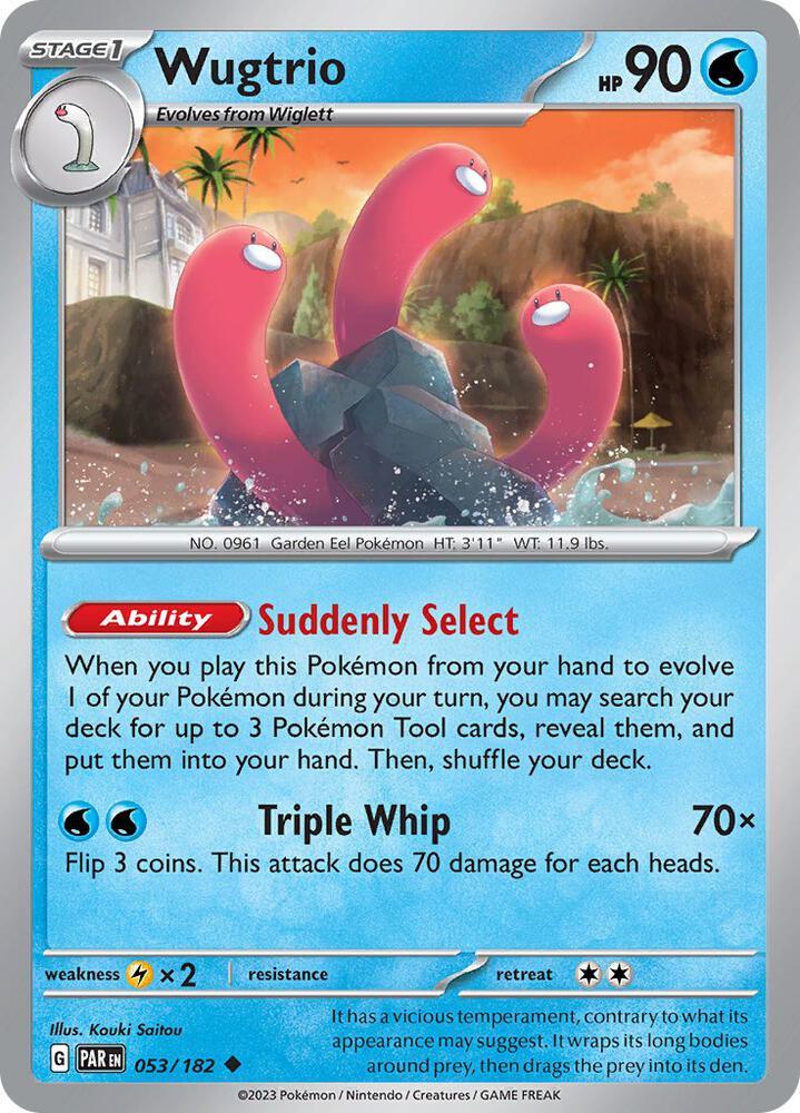 Wugtrio (053/182) [Scarlet & Violet: Paradox Rift] (Online Only)
