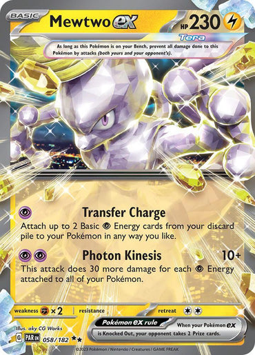 Mewtwo ex (058/182) [Scarlet & Violet: Paradox Rift] (Online Only)