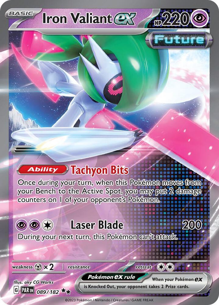 Iron Valiant ex (089/182) [Scarlet & Violet: Paradox Rift] (Online Only)
