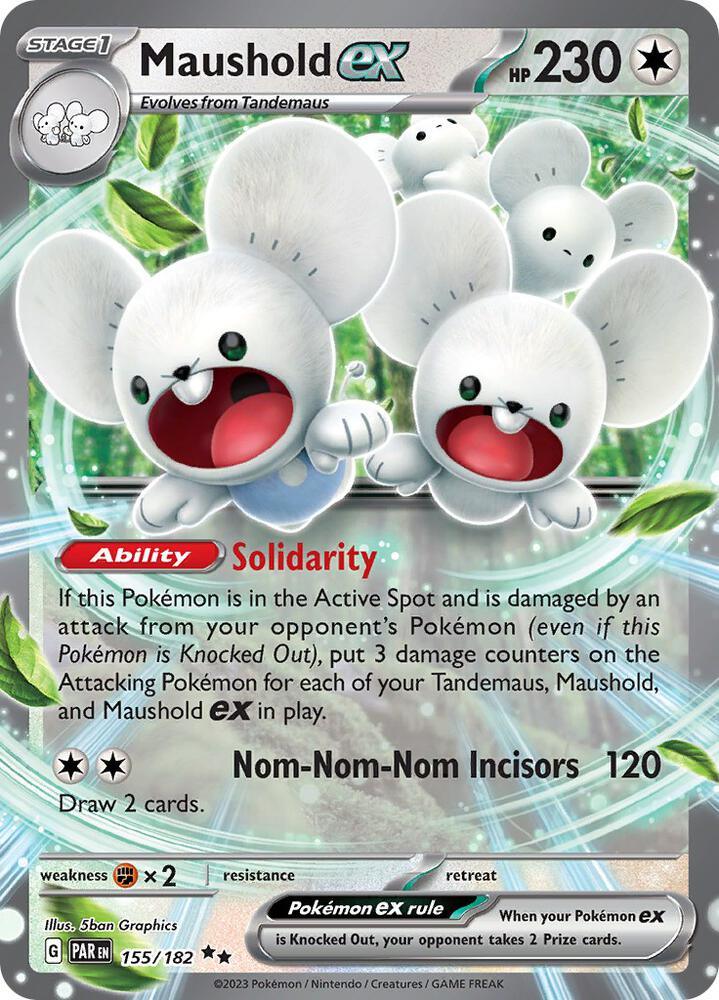 Maushold ex (155/182) [Scarlet & Violet: Paradox Rift] (Online Only)
