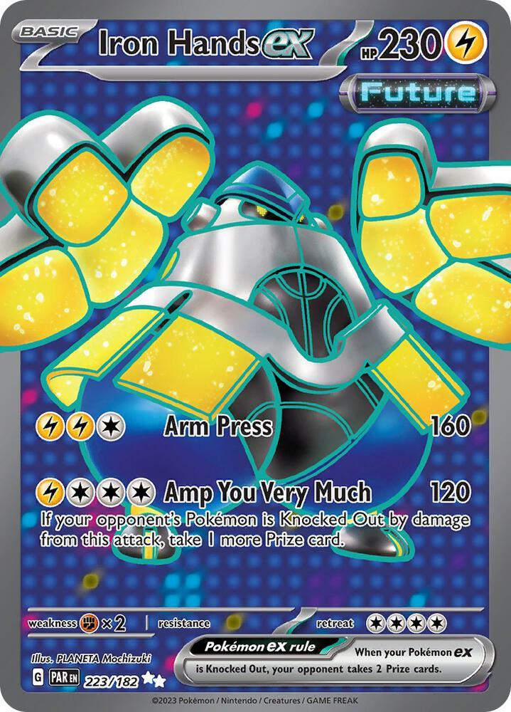 Iron Hands ex (223/182) [Scarlet & Violet: Paradox Rift] (Online Only)