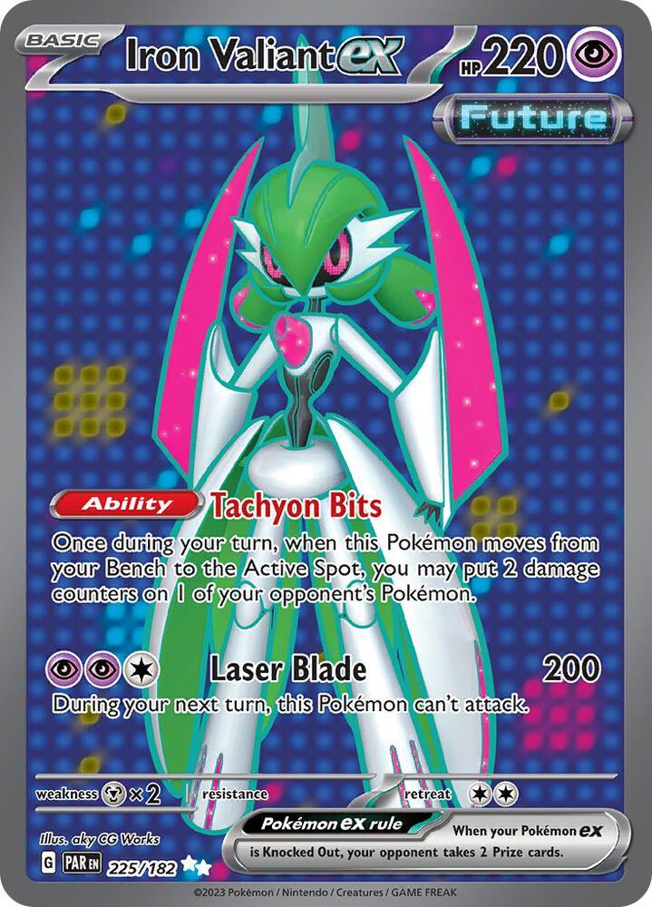 Iron Valiant ex (225/182) [Scarlet & Violet: Paradox Rift] (Online Only)
