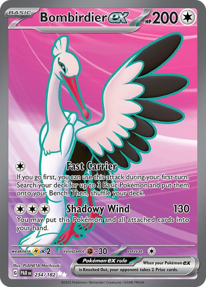 Bombirdier ex (234/182) [Scarlet & Violet: Paradox Rift] (Online Only)