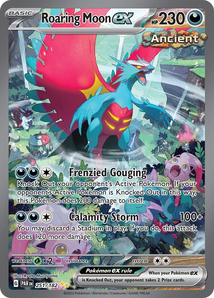 Roaring Moon ex (251/182) [Scarlet & Violet: Paradox Rift] (Online Only)