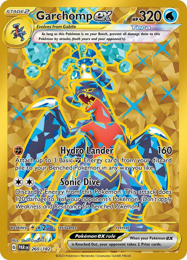 Garchomp ex (260/182) [Scarlet & Violet: Paradox Rift] (Online Only)