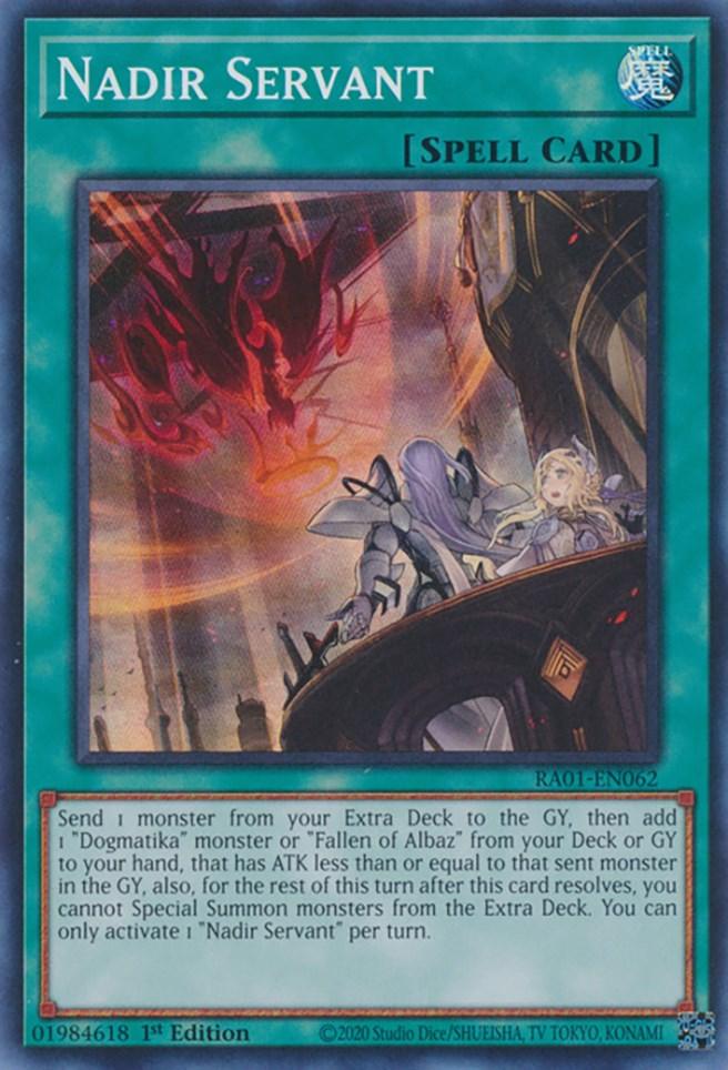 Nadir Servant [RA01-EN062] Super Rare (ONLINE ORDER ONLY)